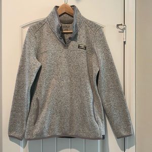 LL Bean Grey Pullover